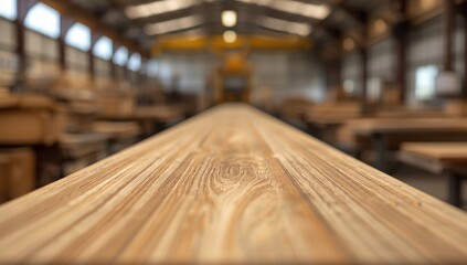 Large wood texture in a lumber mill