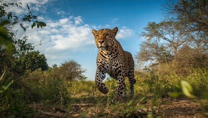 Leopard among Africa's big five in Kruger National Park safari