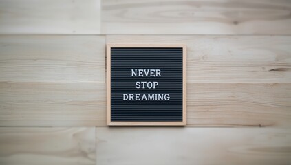 Obraz premium Letter board arrangement displaying 