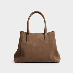 Naklejka premium Women's handbag on a white background.