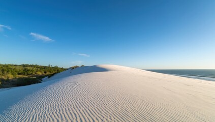 light-colored sand hill in Jurmala