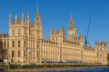 Obraz premium Houses of Parliament and Big Ben