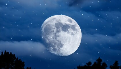 Full Moon In The Sky