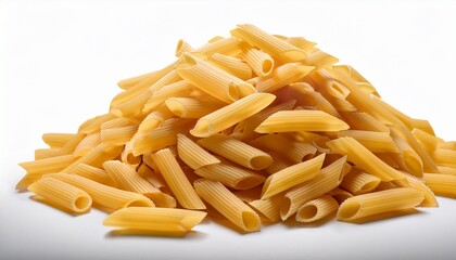 Pile Of Uncooked Risoni Pasta On Transparent Background