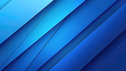 Obraz premium Abstract blue layered background with gradient backdrop shade lines, creating a modern corporate and technology-inspired design. 