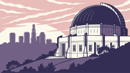 Obraz premium Houston and la skyline comparison image perfect for travel blogs, city guides, urban development articles, architecture publications, and graphic design projects.