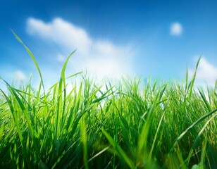Fototapeta premium grass and sky