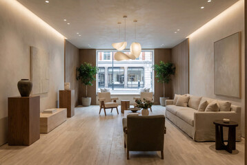 Warm-Tone Premium Lounge