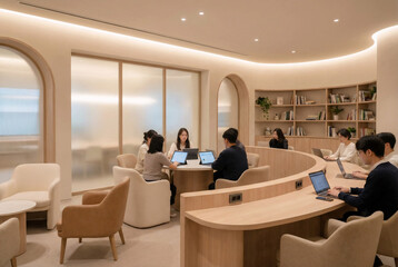 Round Table Collaboration Space