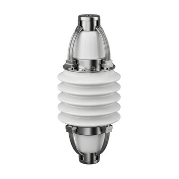 High voltage surge arrester.