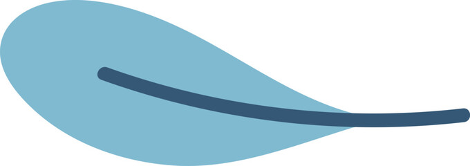 Obraz premium Feather Floating Minimal Line