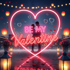 Starry Rooftop Valentine A Night of Love, Lights, and Forever Moments