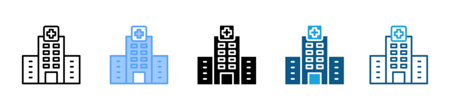 Nhs icon set multiple style collection