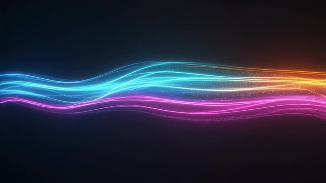 Cinematic Energy Light Streak with Smooth Flow