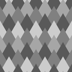 Japan traditional ethnic embroidery ornament with repeated scallops. Fish scale. Repeat scallop background. Seamless surface pattern design with scales. Ancient japanese sashiko uroko motif. Squama. © funkyplayer