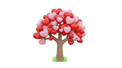 Tree with heart-shaped leaves