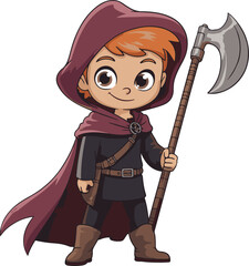 cartoon pirate with sword