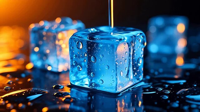CrystalBlueIceBlocksonDarkBackground