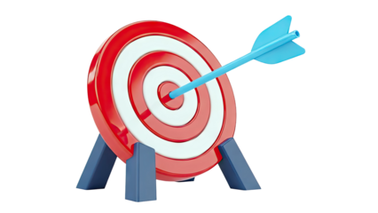 Target with Arrow in Bullseye