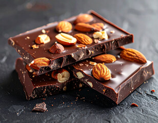 ナッツ入りの板チョコレート/Chocolate bar with nuts
