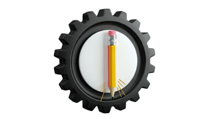 Pencil and Gear: Symbolizing Creative Engineering