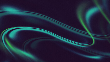 Fototapeta premium Dynamic Abstract Background with Glowing Teal and Green Light Trails Creating a Futuristic Energy Concept