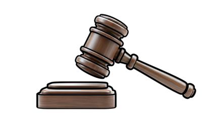 Wooden Gavel and Sounding Block