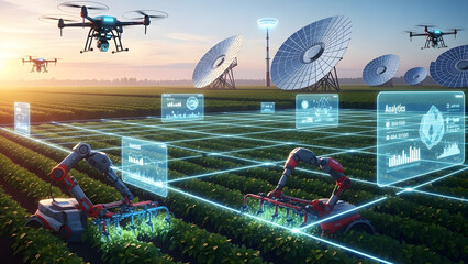 Automated Farm with Smart Technology and AI for Sustainable Agriculture