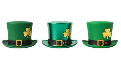 St patrick's day hat png isolated on transparent background