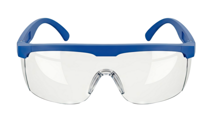 Blue Frame Safety Goggles