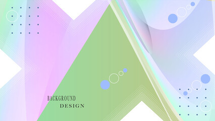 Stylish elegant colorful geometric banner template