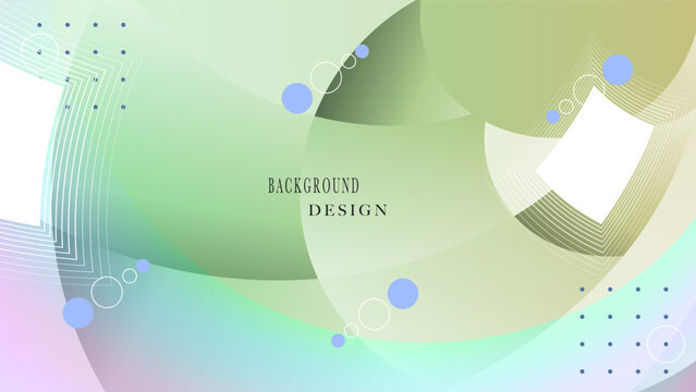 Stylish elegant colorful geometric banner template