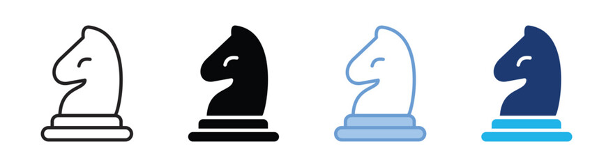 Strategy icon set multiple style collection