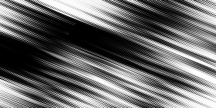 Abstract vector tornado monochrome halftone background. Scratched dots texture element.vector illustration