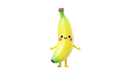 Cute Cartoon Banana Character