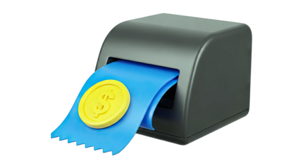 Money Dispenser with Coin
