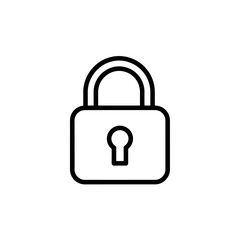 Secure Lock Icon Representing Data Privacy and Digital Security