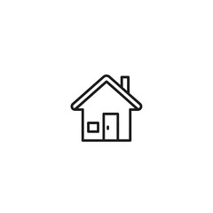 Fototapeta premium Simple Modern House Illustration for Real Estate and Architecture Projects