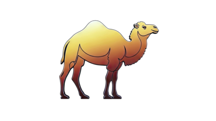 Stylized Camel Illustration