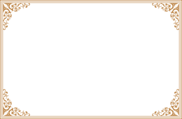 Elements of ornate vintage frames. Border gold on white classic calligraphy swirls, floral motifs. Design print for greeting cards, wedding invitations, restaurant menu, royal certificates. Set 1615