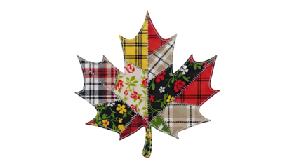 Patchwork Maple Leaf Design