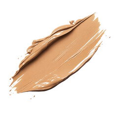 Fototapeta premium Makeup foundation isolated creamy beauty product realistic on transparent background