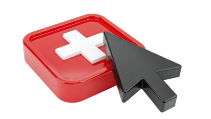 First Aid Kit and Cursor Icon