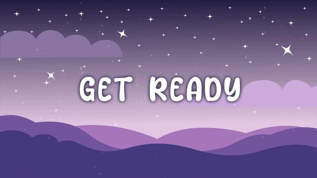 Get Ready Screen Animation for Live Stream Intro