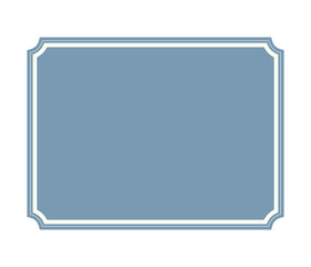 Png vintage sign frame sticker, transparent background