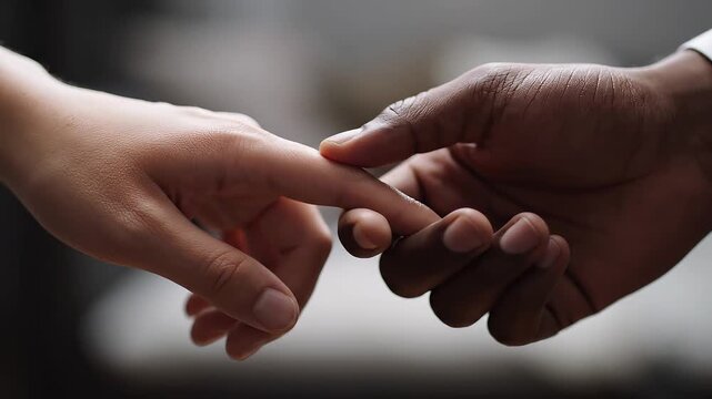 Pinky Promise Gesture Symbolizing Trust and Unity
