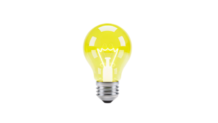 Yellow Light Bulb