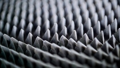 Obraz premium Highquality Macro Photography Of Textured Soundproof Acoustic Foam With Clear Focus On Intricate Details