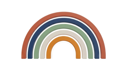 Boho Rainbow Stacker Toy