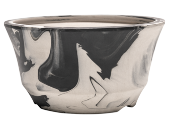 Marble plant pot png mockup for home decor